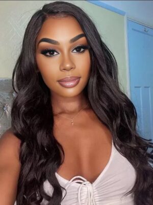 New hot selling lace front wig human hair full hair style lace front wig without glue