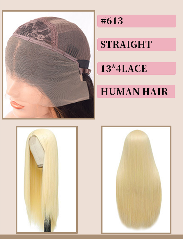 Real hair wig front lace headgear African wholesale fullfrontalfrog smooth hair human hair