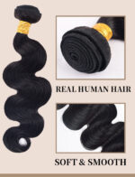 Human hair wig full real hair hair curtain african bundlebodywavehair