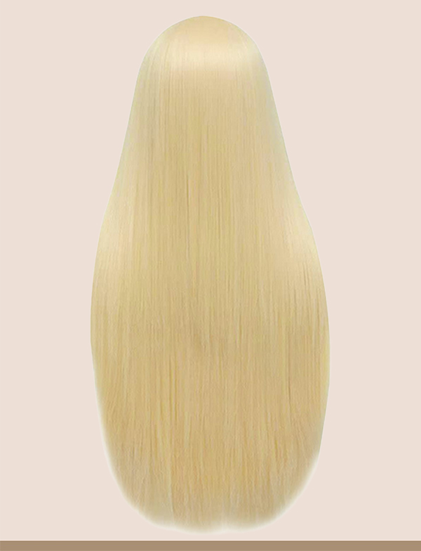 Real hair wig front lace headgear African wholesale fullfrontalfrog smooth hair human hair
