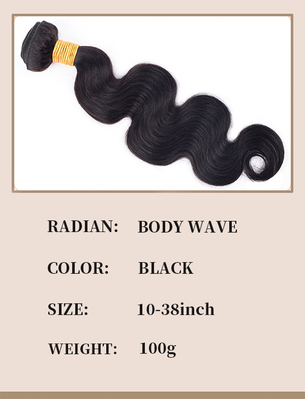 Human hair wig full real hair hair curtain african bundlebodywavehair