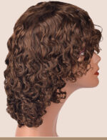 Bangs wig female front lace wig African headgear Bang BOB Wigs European and American style shoulder length short curly hair