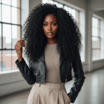 Premium Grade Natural Color Kinky Curly Bulk Hair - Dense Afro Texture Authentic Native Look