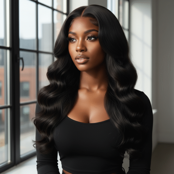 Premium Natural Color Tape-In Hair 50g - Voluminous Body Wave Soft Texture Romantic Vibe