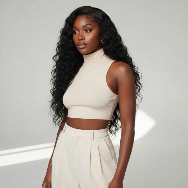 Premium Natural Color Tape-In Extensions 50g - Flexible Water Wave Natural Looking Texture