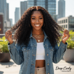 Premium Natural Color Tape-In Hair 50g - Thick Deep Curly 3D Voluminous Styling