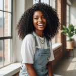 Premium Grade Natural Color Deep Curly Bulk Hair - Thick Compact Curls 3D Voluminous Look