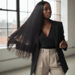 Premium Natural Color Tape-In Hair Extensions 50g - Silky Straight Human Hair Texture Easy To Apply