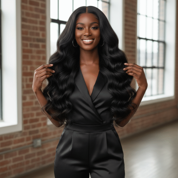 Premium Natural Color Tape-In Hair 50g - Voluminous Body Wave Soft Texture Romantic Vibe